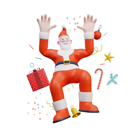 Santa  3D Illustration