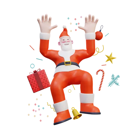 Santa  3D Illustration