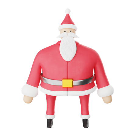 Santa 3D Icon