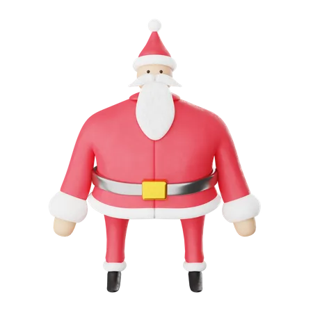 Santa 3D Icon