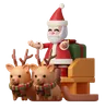 Santa And Sleigh