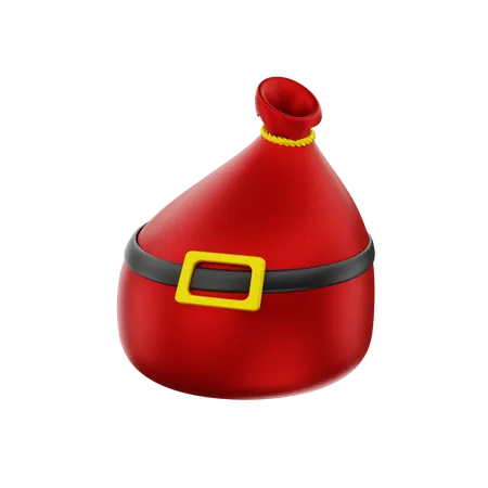 Santa Bag  3D Icon