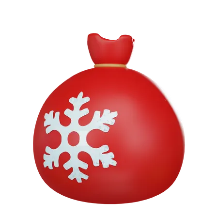 Santa Bag  3D Icon