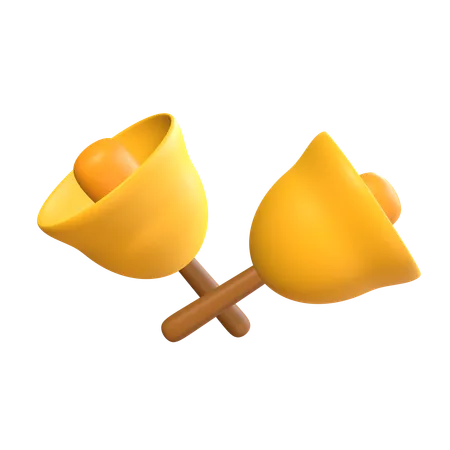 Santa Bells  3D Icon