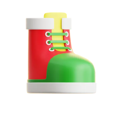 Santa Boot  3D Icon