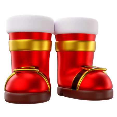 Santa Boots  3D Icon