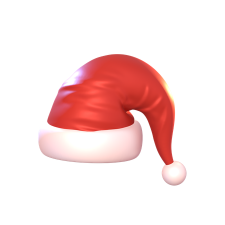 Santa Cap  3D Icon