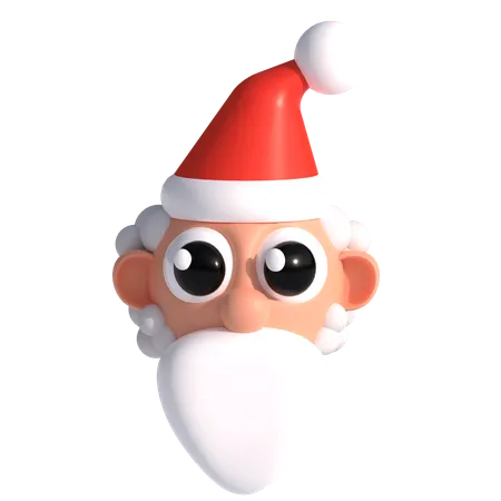 Santa Claus 3 D Illustration Good For Christmas Design 3D Icon