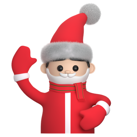 Santa Claus  3D Icon