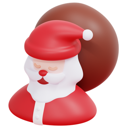 Santa Claus  3D Icon