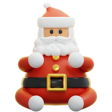 Santa Claus  3D Icon