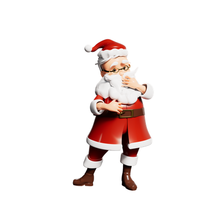 Santa Claus  3D Icon