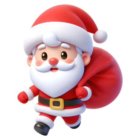 Santa Claus  3D Icon