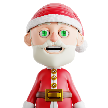 Santa Claus  3D Icon