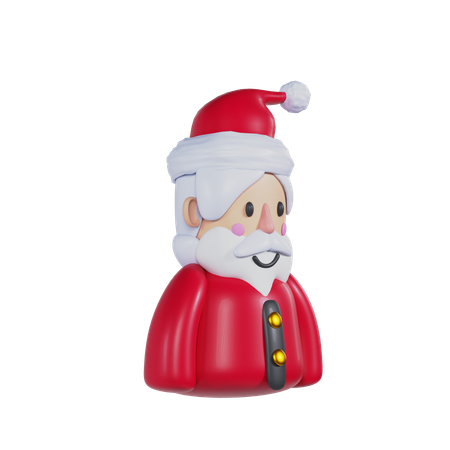 Santa Claus  3D Icon