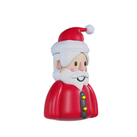 Santa Claus  3D Icon