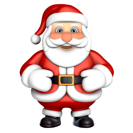 Santa Claus  3D Icon