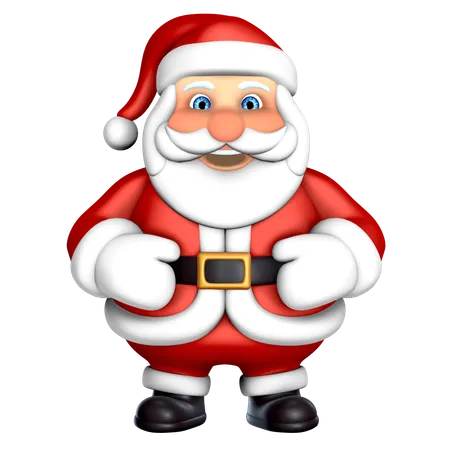 Santa Claus  3D Icon