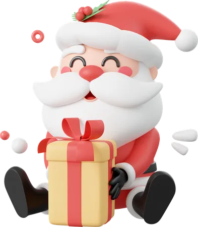 Santa Claus  3D Icon