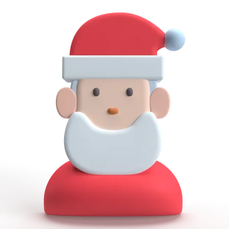 Santa Claus  3D Icon