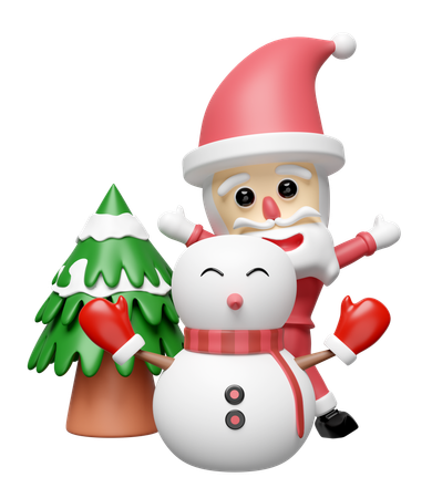 Santa Claus  3D Icon