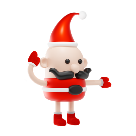 Santa Claus  3D Icon