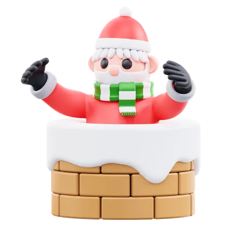 Santa Claus  3D Icon