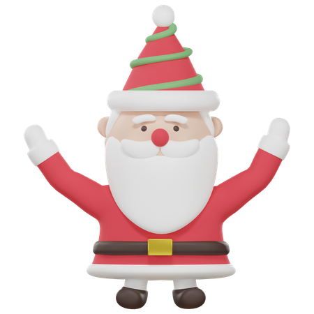 Santa Claus  3D Icon