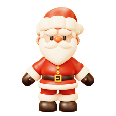 Santa Claus  3D Icon