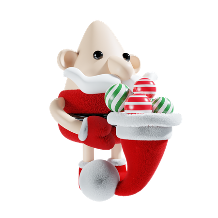 Santa Claus  3D Illustration