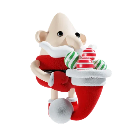 Santa Claus  3D Illustration