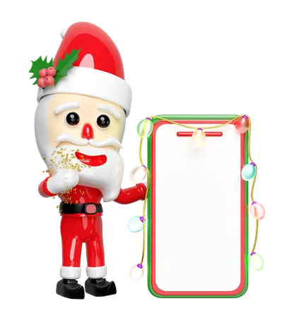 Santa Claus  3D Illustration