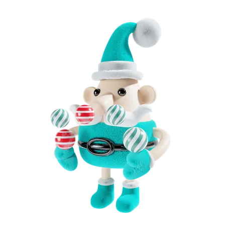 Santa Claus  3D Illustration