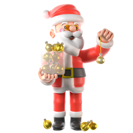 Santa claus  3D Illustration