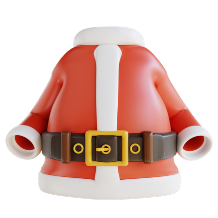 Santa Claus Clothes  3D Icon