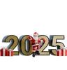 Santa Claus Dancing In Front Of 2025