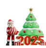 Santa Claus Decorating 2025 With A Small Tree