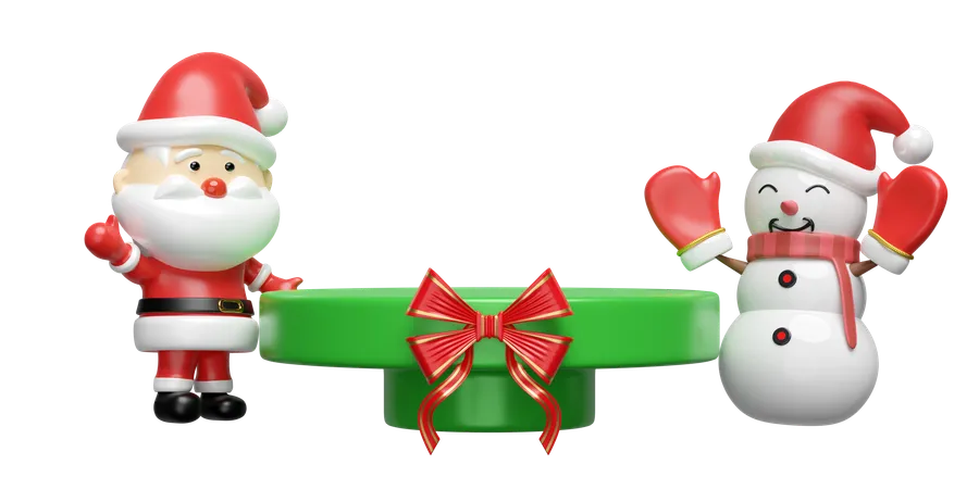 Santa Claus Gift  3D Icon