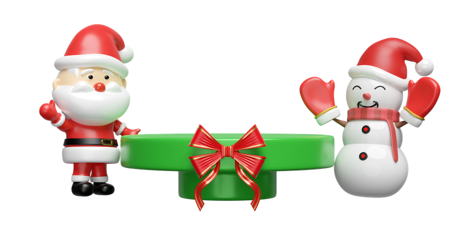 Santa Claus Gift  3D Icon