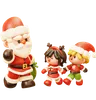 Santa Claus Greeting Kids