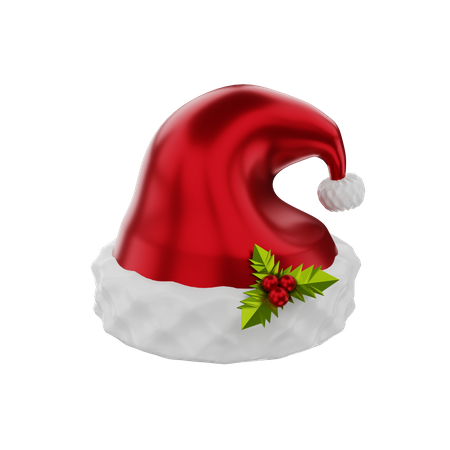 Santa claus hat  3D Illustration