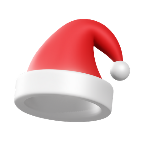 Santa Claus Hat  3D Illustration