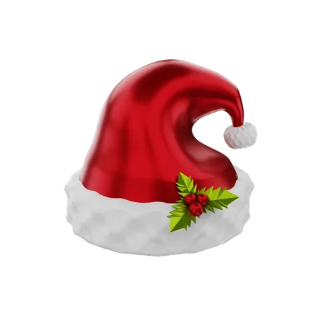 Santa claus hat  3D Illustration