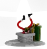 Santa Claus In Chimney