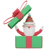 Santa Claus In Gift