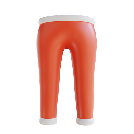 Santa Claus Pants  3D Icon