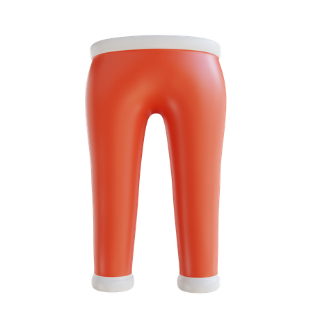 Santa Claus Pants 3D Icon