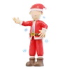 Santa Claus Presenting Pose