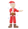 Santa Claus Presenting To Left Pose