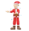 Santa Claus Presenting To Right Pose